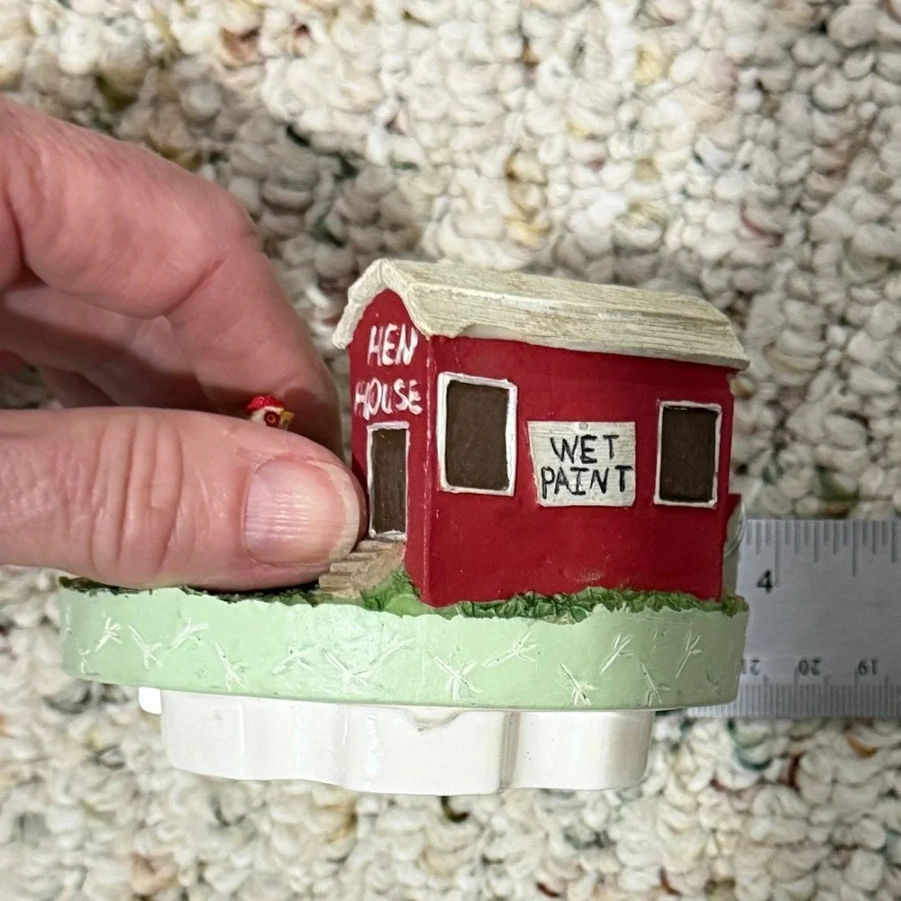 Hen House Jar Candle Topper Farmhouse Chicken Resin Candle Shade Decor